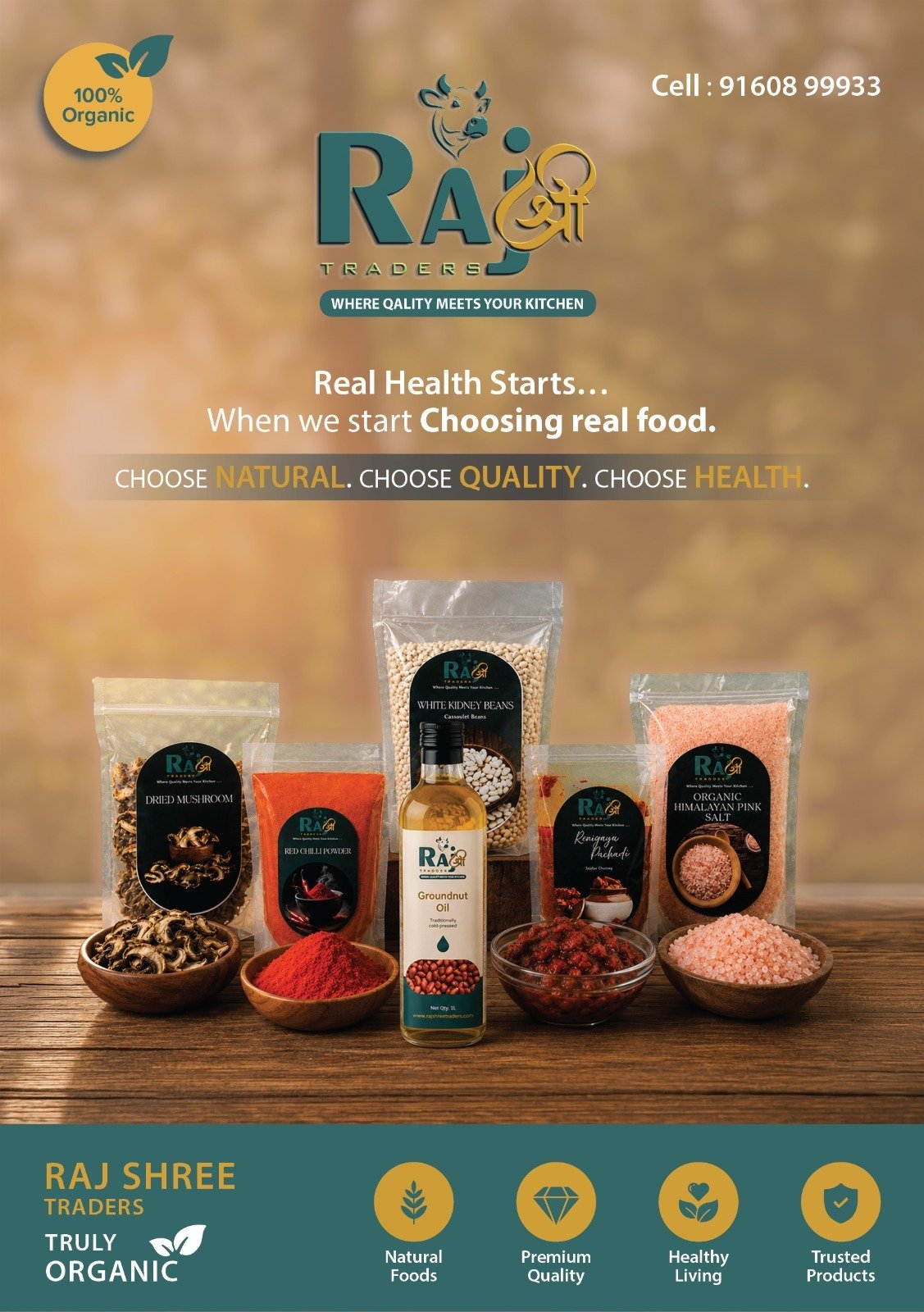 Raj Shree Traders — 100% organic natural foods
